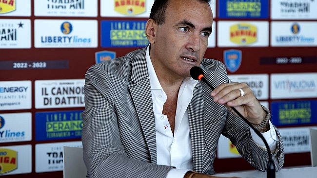 Trapani calcio, Antonini: «Orgoglioso dei miei ragazzi»