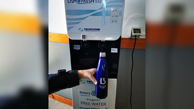 Rotary Club Marsala. Installato un distributore d'acqua presso il “P. Ruggieri”
