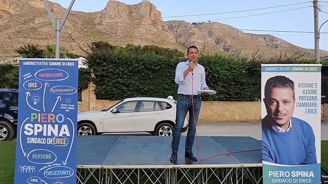 Elezioni Erice, gli appuntamenti di oggi del candidato sindaco Piero Spina