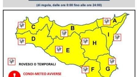 Allerta gialla anche domani 11 gennaio