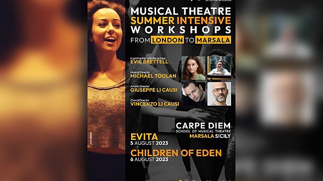 Al via “Musical theatre summer intensive workshops from London to Marsala”