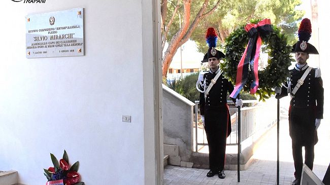 Marsala unita nel ricordo del Maresciallo Silvio Mirarchi, Medaglia d’Oro al Valor Civile