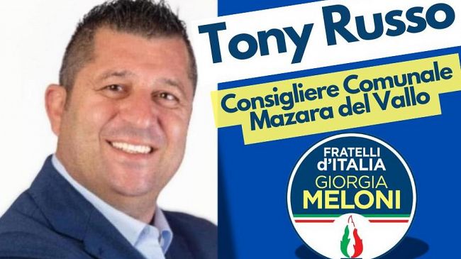 Mazara, il consigliere comunale Russo spiega la decisione di passare a Fratelli d'Italia