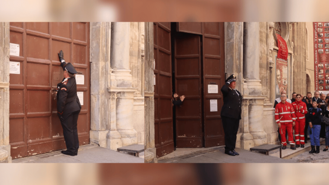 Trapani: Comandante Carabinieri avvia la tradizionale Processione dei Misteri