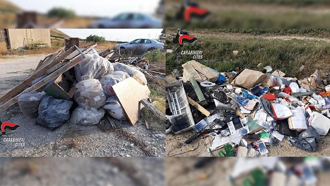 Trapani: abbandono di rifiuti denunce e sanzioni dei Carabinieri forestali