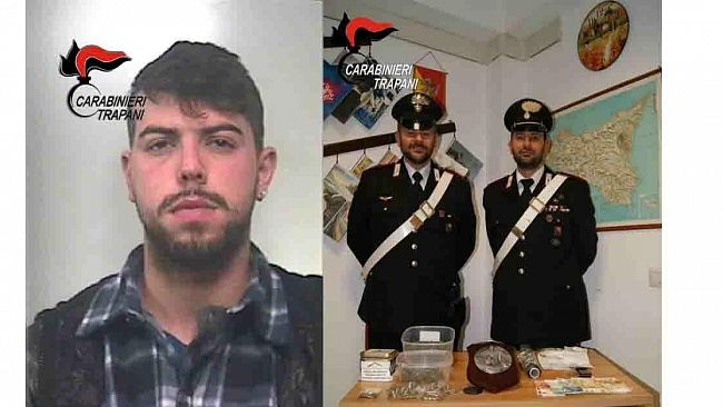 Mazara, arrestato spacciatore e denunciate tre persone in servizio coordinato Carabinieri