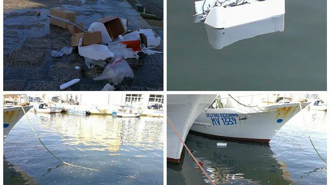 Mazara, il “festival dell’abusivismo commerciale e della sporcizia” in piazza dello scalo.