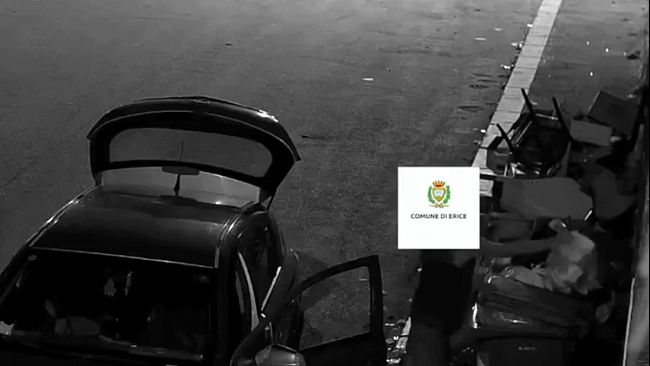 Erice, rifiuti abbandonati in strada: sanzionate 66 persone