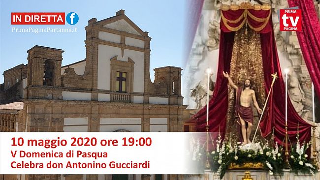Partanna, domenica 10 maggio ore 19:00 Santa Messa in diretta streaming