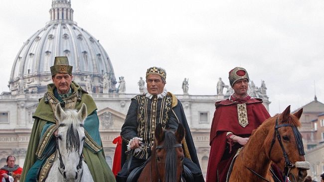 Il corteo di Santa Rita in Vaticano 