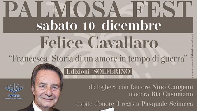 Palmosa fest arriva il giornalista del Corriere della Sera, Felice Cavallaro