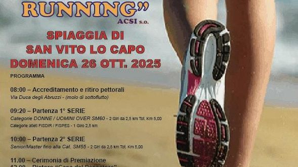 San Vito Lo Capo, al via la terza edizione del “Mondiale beach running – Trofeo zero barriere”