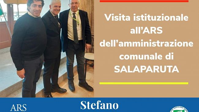 Visita istituzionale all'Ars dell'amministrazione di Salaparuta