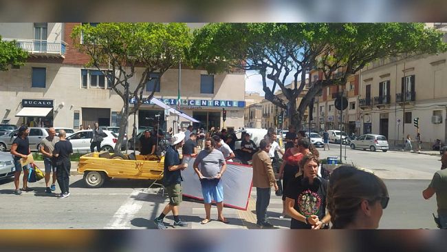 In via Fardella si gira Màkari