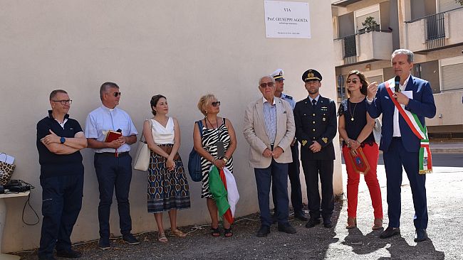 Marsala. Intitolata la via al professor Giuseppe Agosta
