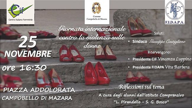 Il 25 novembre, nell’ex chiesa dell’Addolorata iniziativa per dire «No» alla violenza sulle donne