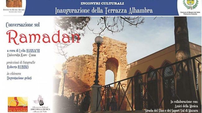 Mazara, da mercoledì 13 giugno al via “Alhambra: una Terrazza sul Mediterraneo”