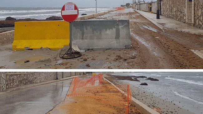 VIDEO – Mazara, tratto lung. Fatamorgana ancora chiuso dopo crollo dello scorso 14 novembre