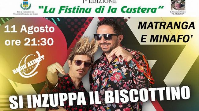 Lu Fistinu di la Custera, domani serata conclusiva con Matranga e Minafò
