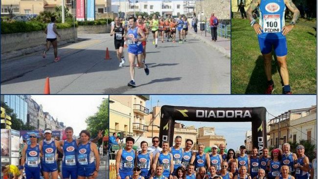 30 atleti della Polisportiva Marsala DOC alla Maratonina di Terrasini. Michele D’Errico taglia il traguardo delle 100 maratone