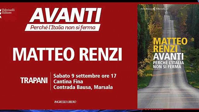 Marsala, Renzi presenta il suo libro in contrada Busa