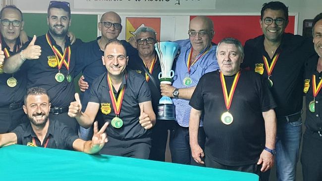Trionfo della New Games e Billiards , Castelvetrano capitale siciliana del biliardo sportivo