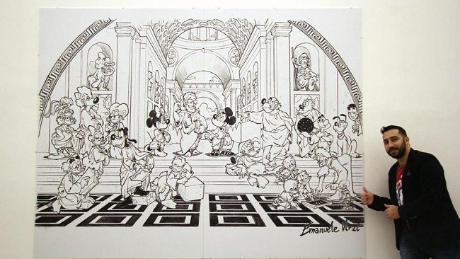 Il fumettista trapanese Emanuele Virzì autore delle vignette dell’agenda della Guardia di Finanza