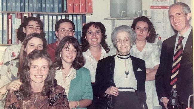 Il premio Nobel Rita Levi Montalcini lavorò per il CNR e venne in visita a Palermo
