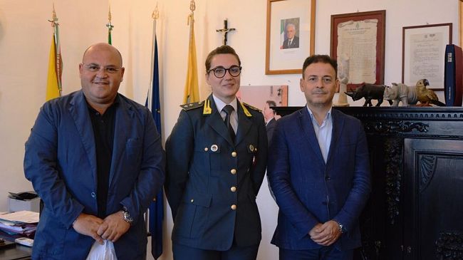 Mazara, in visita al comune il nuovo comandante della tenenza della Guardia di Finanza
