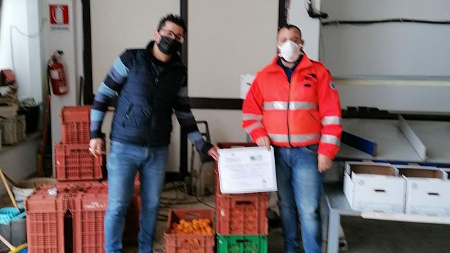 Partanna: donati 70kg di mandarini