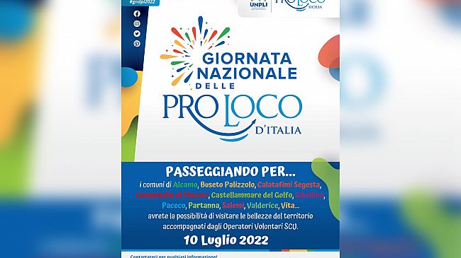Domenica 10 luglio torna la Giornata Nazionale delle Pro loco