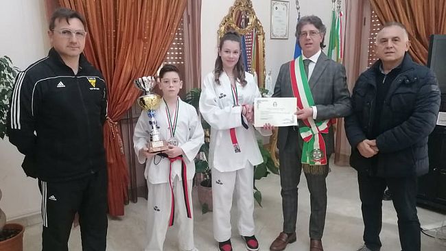 Campobello: congratulazioni ai campioni di Taek Wondo Angelica e Giuseppe Patti