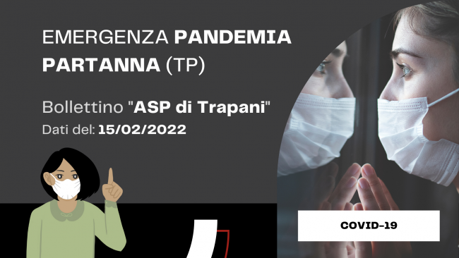 Covid-19: Bollettino ASP del 15 febbraio 2022