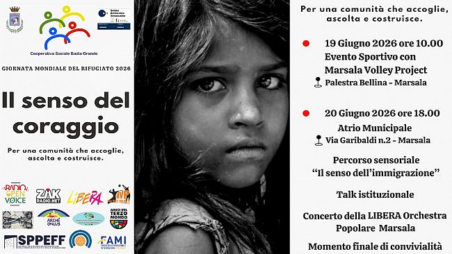Coop. Badia Grande, a Marsala la Giornata Mondiale del Rifugiato 2026