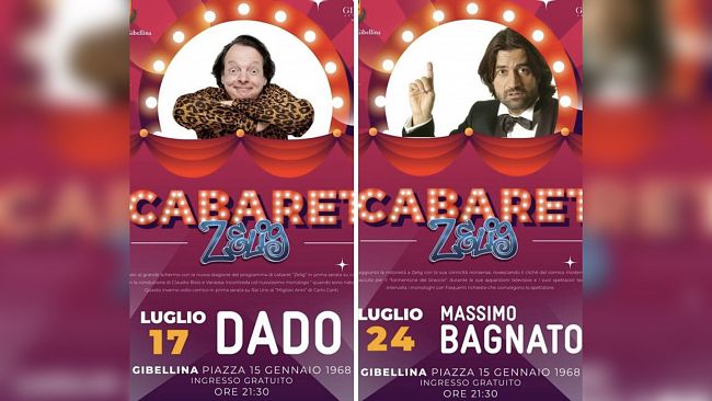 Al via l'estate gibellinese con due appuntamenti comici da non perdere con Dado e Massimo Bagnato