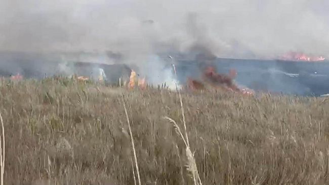 Marsala, grosso incendio in contrada Sibiliana. Si contano i danni