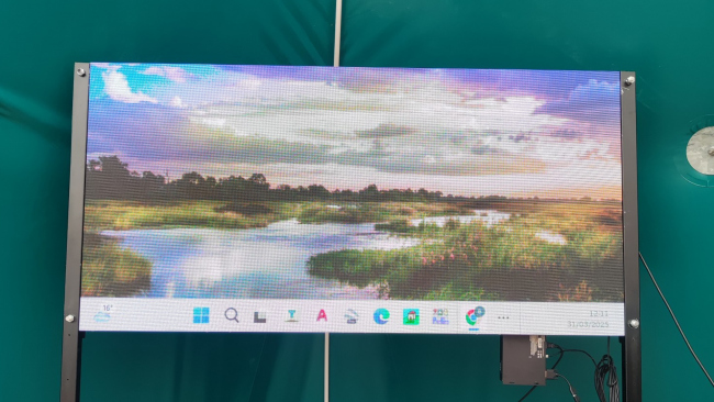 Installato un monitor ledwall al Palasegesta