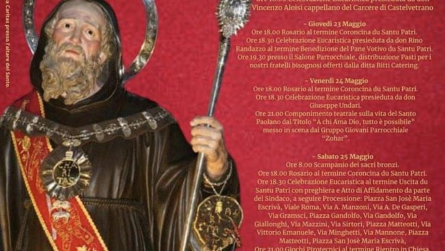 Da oggi al via i festeggiamenti della chiesa di San Francesco di Paola