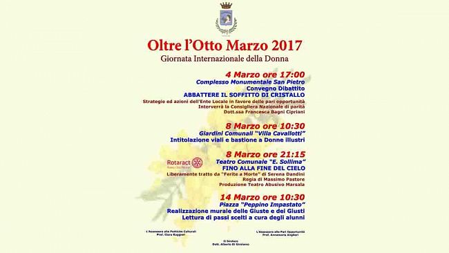 Marsala, 8 marzo:  Giornata Internazionale della Donna, sabato il primo appuntamento