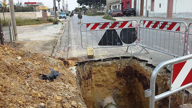 Guasto rete idrica. In tarda mattinata riprende l’erogazione dell’acqua a Marsala