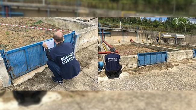 Gestione illecita di rifiuti: Sequestro all’interno di un depuratore di Salaparuta