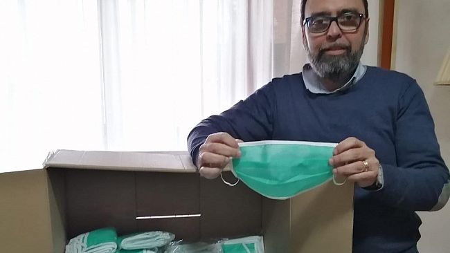 Coronavirus, ditta pugliese dona mascherine per la Città di Trapani