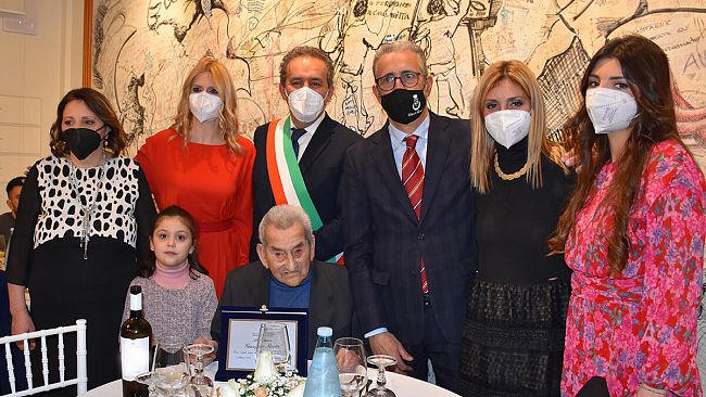 Marsala, altro nonnino centenario in città: è Giuseppe Romualdo Nicotri