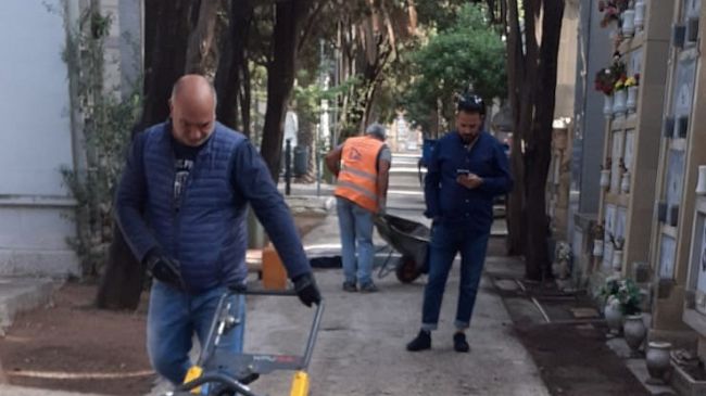 Trapani, ripristino dell’impianto idrico e lavori di manutenzione ultimati nel cimitero comunale