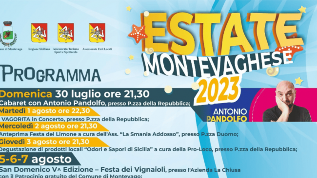 Montevago: tutto pronto per l’Estate Montevaghese 2023 tra arte, cultura, musica e sapori