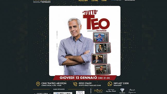 Trapani, al Cine Teatro Ariston arriva Teo Teocoli