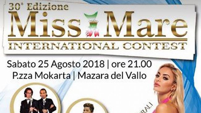 Mazara. Sabato 25 agosto il gran gala di Miss Mare contro la violenza sulle donne