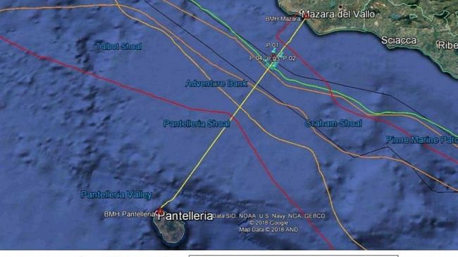 Lavori urgenti di riparazione del cavo sottomarino a fibra ottica Mazara del Vallo – Pantelleria.
