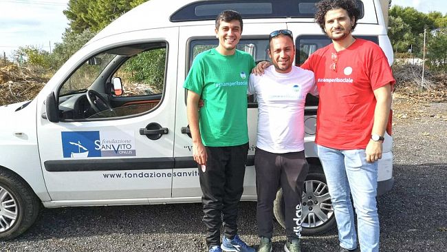 Tre dipendenti SNAM “volontari” per un giorno nella “Fondazione San Vito Onlus”