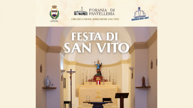 Pantelleria, tutto pronto per i festeggiamenti in onore di San Vito